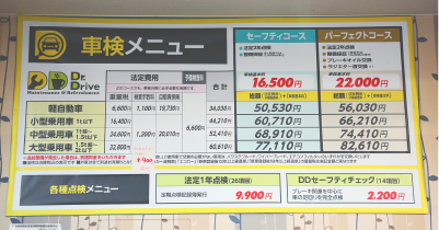 車検費用は明確に